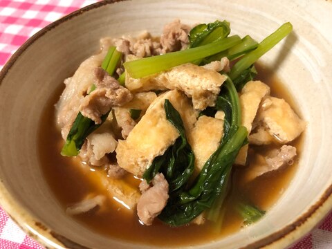 簡単☆小松菜と豚肉の和風煮